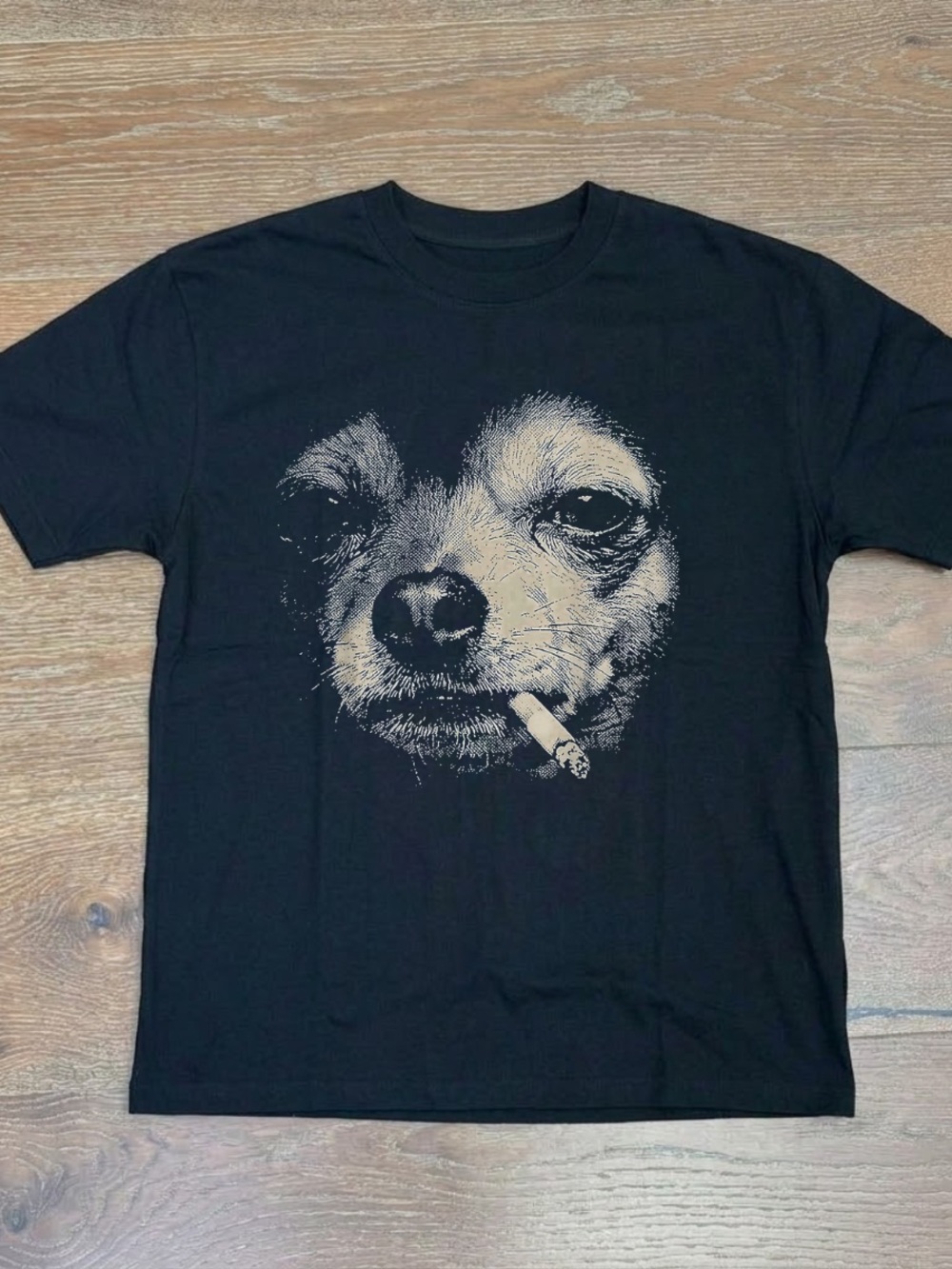 Smoking Chihuahua Graphic Tee | Funny Dog Meme Shirt | Unisex Tee Shirt